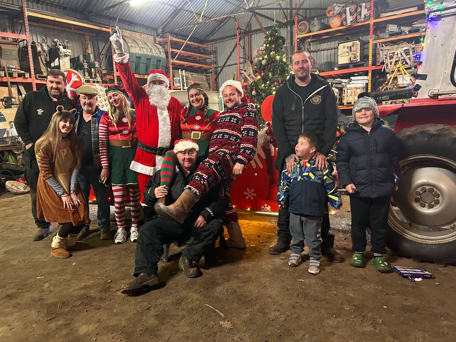 Santa Parade and Xmas Tree light switch