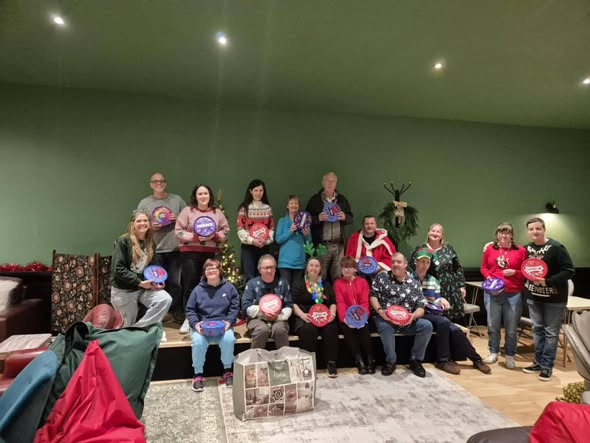 Donation of chocs to Eli Project Wales