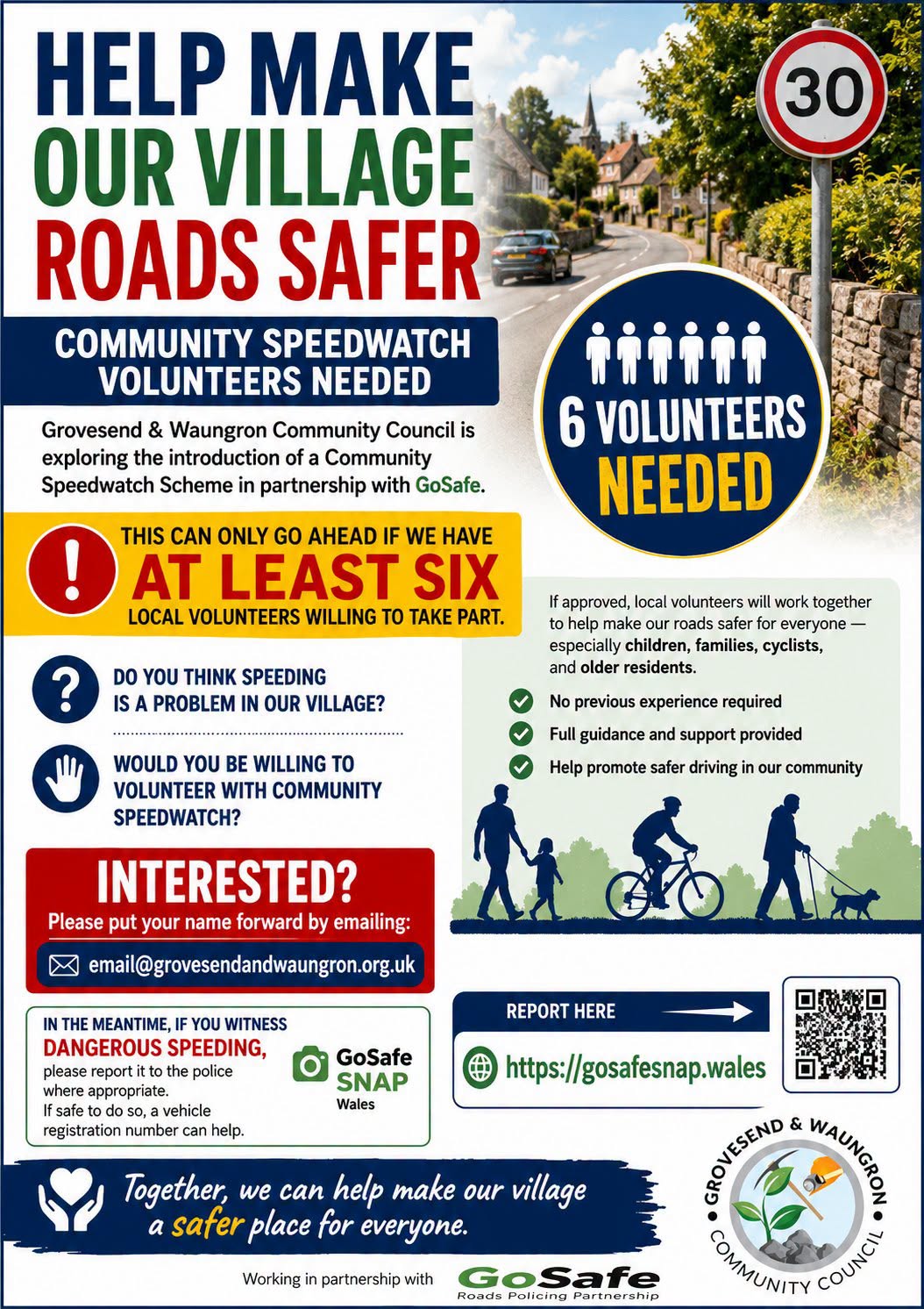 Help make our roads safer